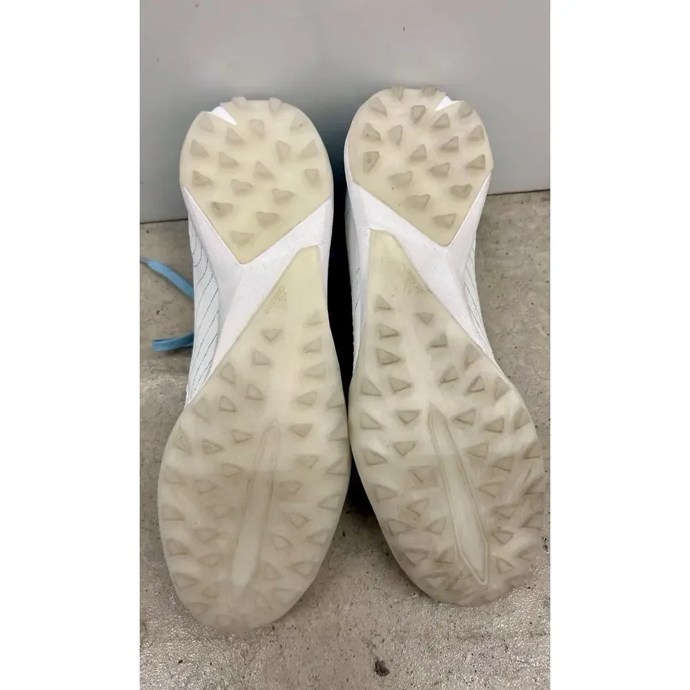 Adidas Mens Rare Predator Accuracy White Blue Soccer Cleats Size  6.5.